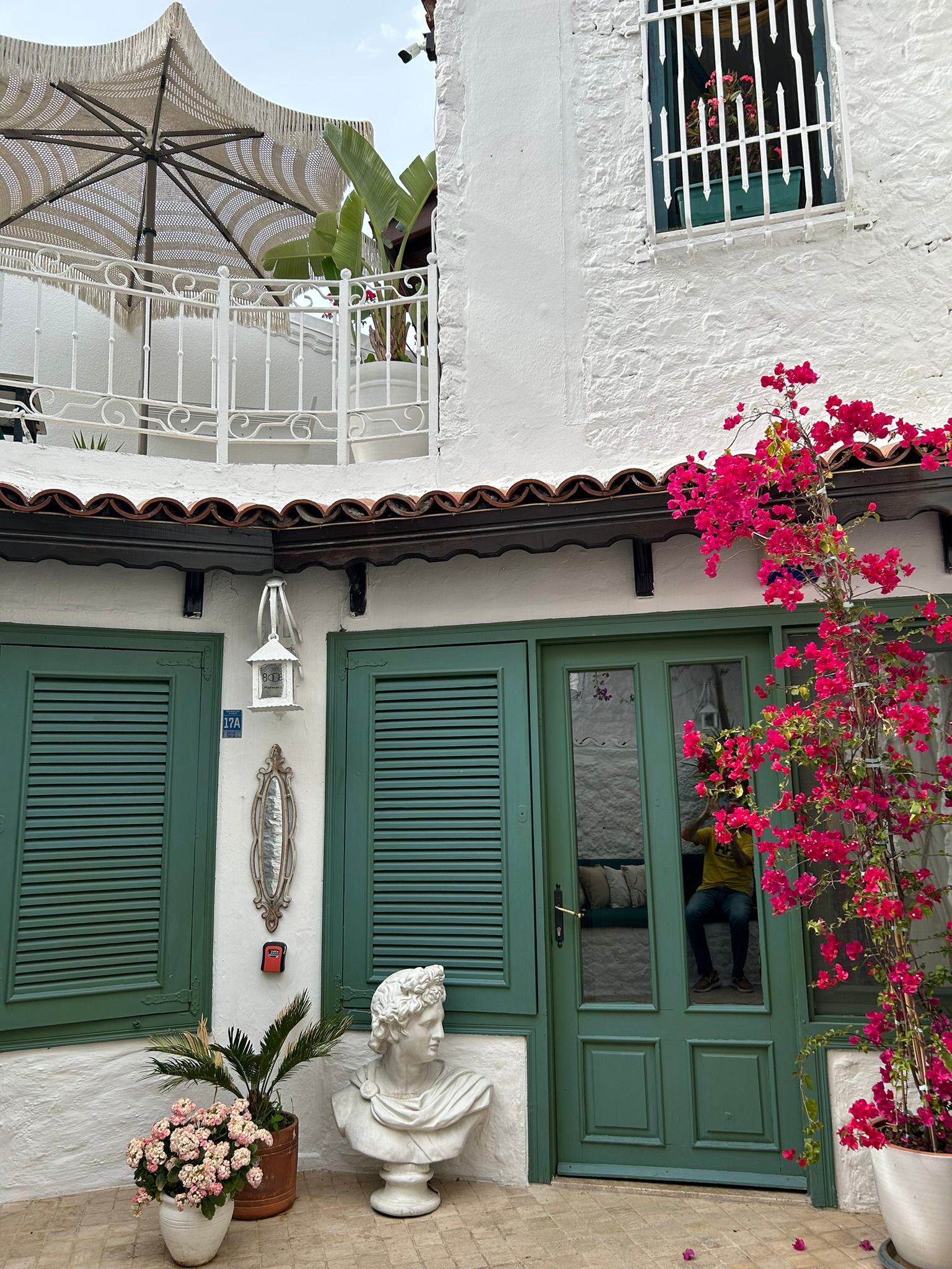 Blue Suite — Marmaris kale içi restore taş ev, fotoğraf 21